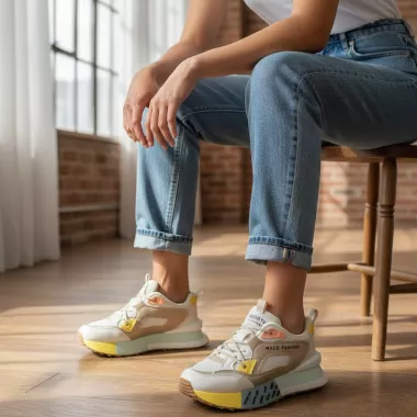 Adidasi dama casual bej CL2312 N7-4